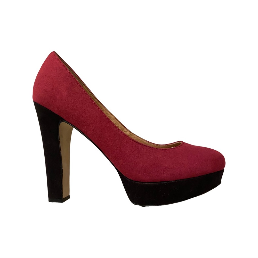 Roberto Vianni Suede Platform Heels - Size 10